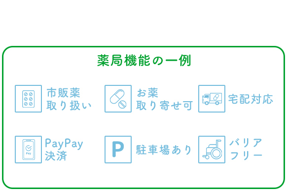 薬局機能の一例